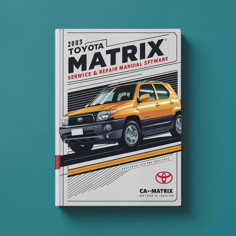 2003 Toyota Matrix Service & Repair Manual Software PDF Download