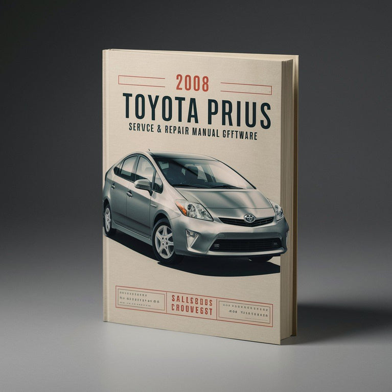 2008 Toyota Prius Service & Repair Manual Software PDF Download