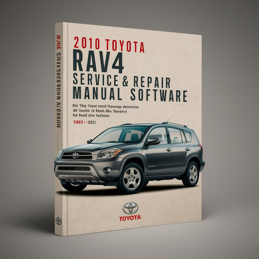 2010 Toyota RAV4 Service & Repair Manual Software