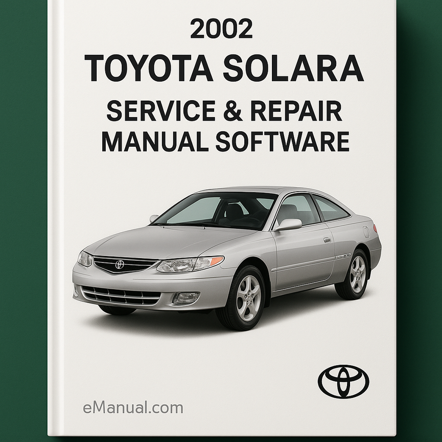 2002 Toyota Solara Service & Repair Manual Software