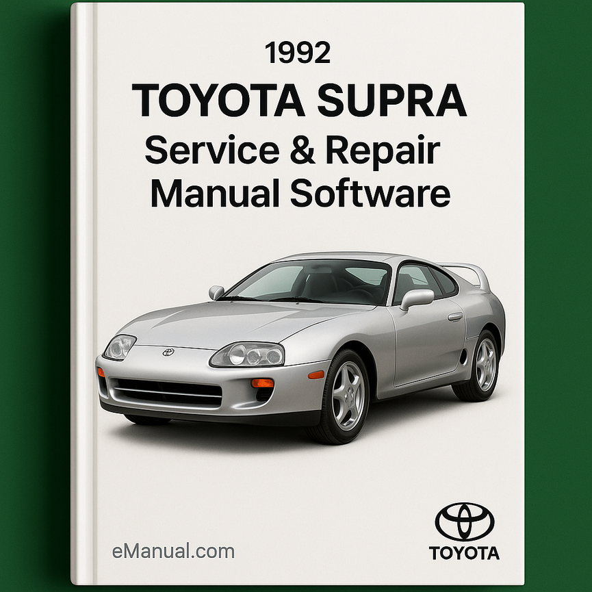 1992 Toyota Supra Service & Repair Manual Software