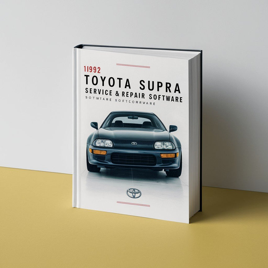 1992 Toyota Supra Service- und Reparaturhandbuch-Software PDF-Download