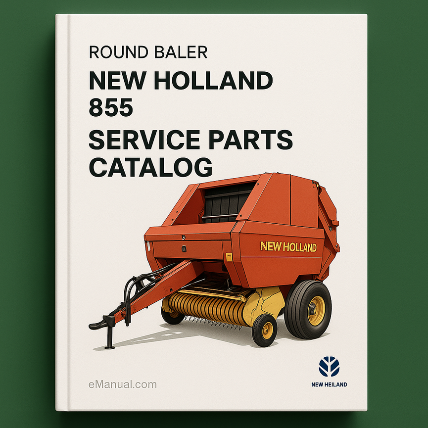 New Holland 855 Round Baler Service Parts Catalog
