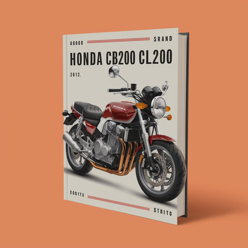 1974-1979 Honda CB200 CL200 Service Repair Workshop Manual  (1974 1975 1976 1977 1978 1979)