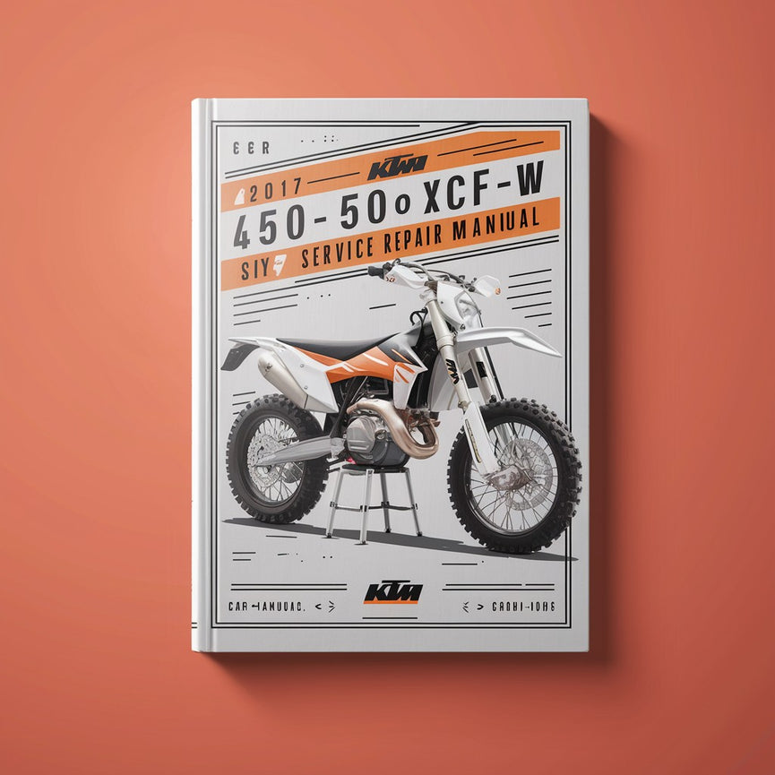 2017 KTM 450-500 EXC-F XCF-W Six Days Service-Reparaturhandbuch PDF-Download