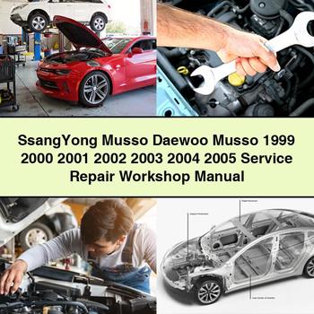 SsangYong Musso Daewoo Musso 1999 2000 2001 2002 2003 2004 2005 Service Repair Workshop Manual PDF Download