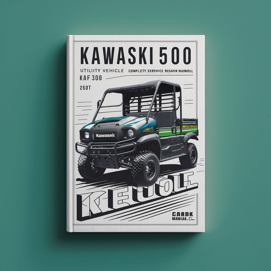 Kawasaki Mule 500 Vehículo utilitario KAF300 Manual completo de reparación de servicio de taller Descargar PDF