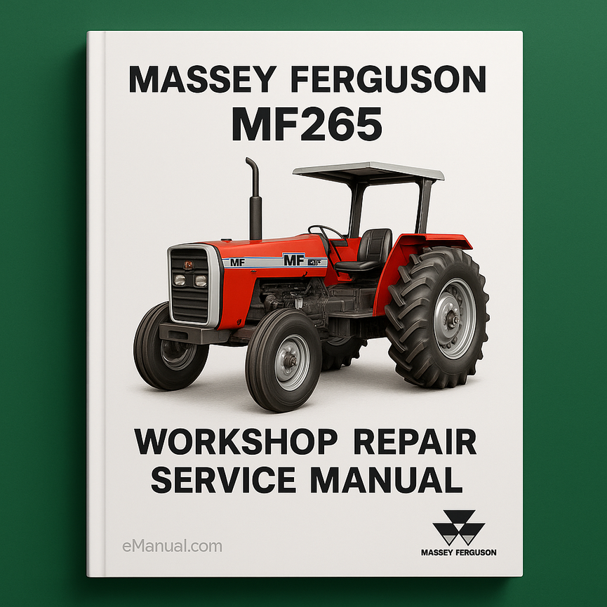 Manual de servicio de reparación de taller Massey Ferguson MF265 Descargar PDF