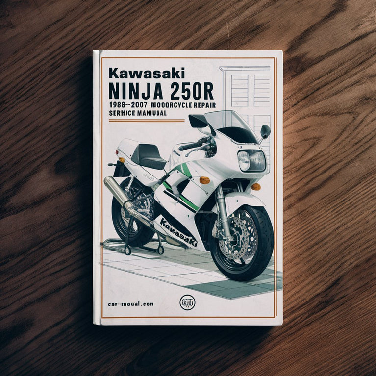 Kawasaki Ninja GPX 250R 1988-2007 Motorcycle Repair Service Manual 1989 1990 1991 1992 1993 1994 1995 1996 1997 1998 1999 2000 2001 2002 2003 2004 2005 2006