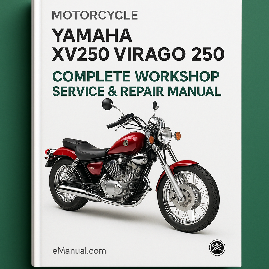 Yamaha XV250 Virago 250 Moto Completo Taller Servicio Manual de Reparación 1989 1990 1991 1992 1993 1994 1995 1996 1997 1998 1999 2000 2001 2002 2003 2004 2005 Descargar PDF