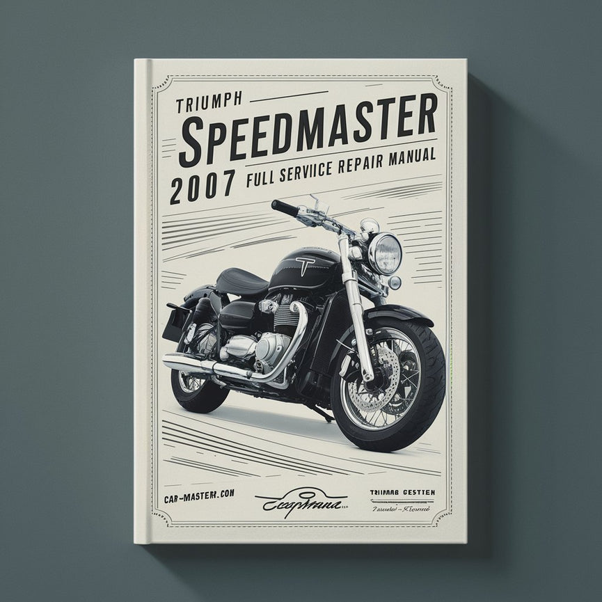 Triumph Speedmaster 2007 Manual de reparación de servicio completo Descargar PDF