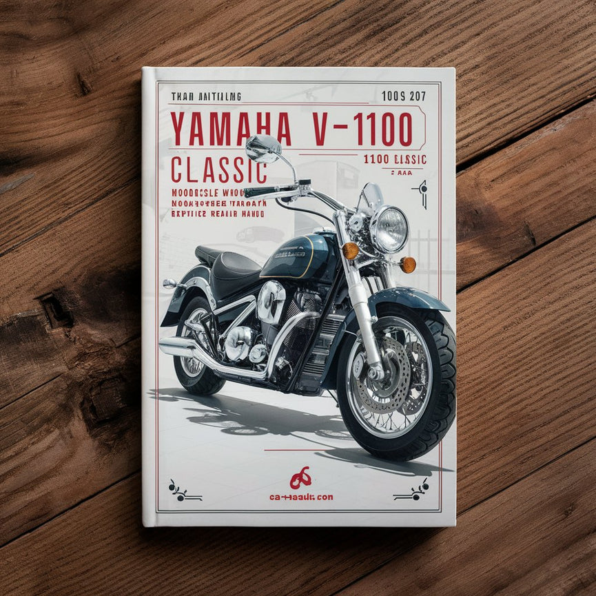 Yamaha V Star 1100 Classic XVS1100 XVS11AW Motorcycle Complete Workshop Service Repair Manual 1999 2000 2001 2002 2003 2004 2005 2006 2007