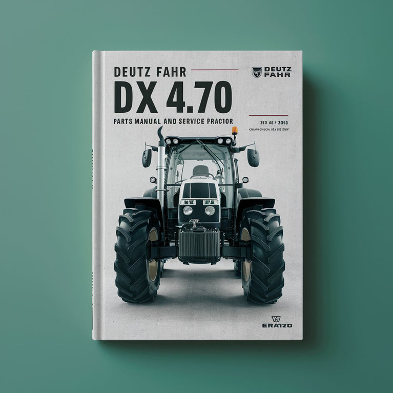 Deutz Fahr DX 4.70 Parts Manual and Service Tractor PDF Download