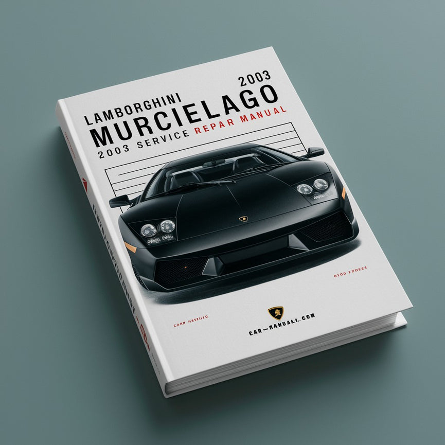 Lamborghini Murcielago 2002 2003 Service Repair Manual PDF Download