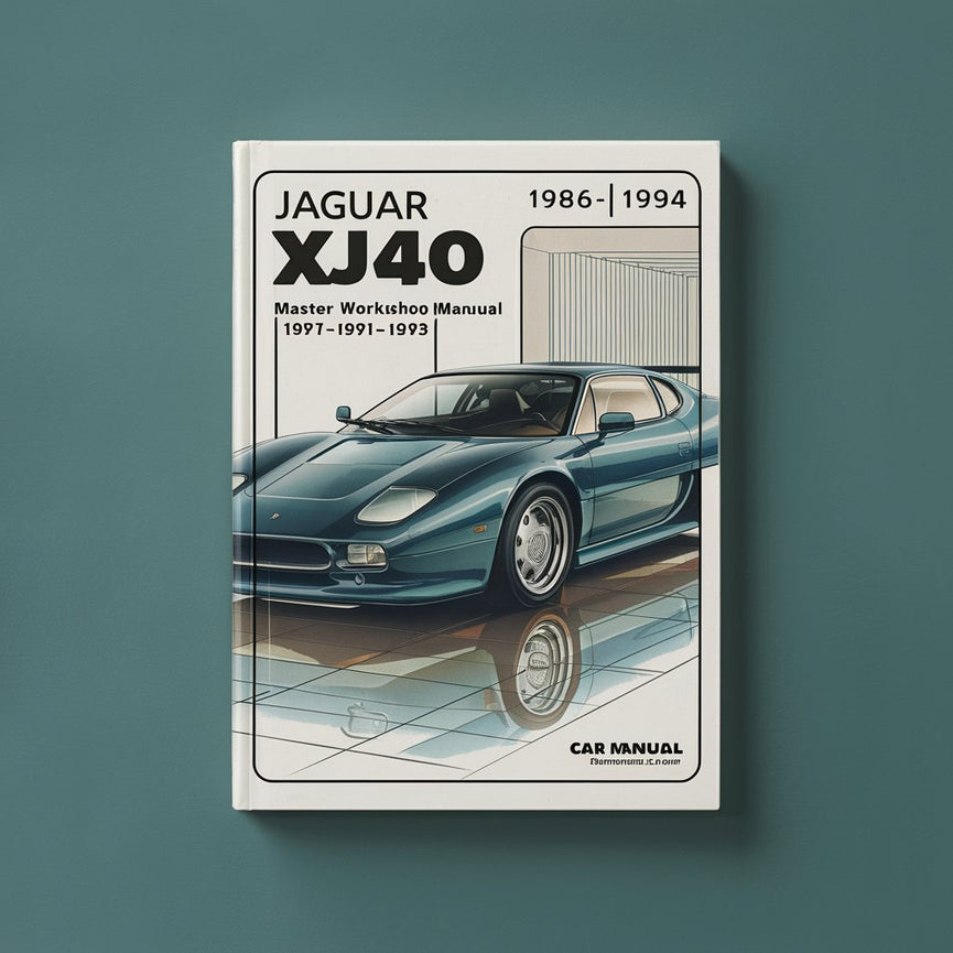 JAGUAR XJ40 1986-1994 Manual Maestro de Taller 1987 1988 1989 1990 1991 1992 1993 Descargar PDF