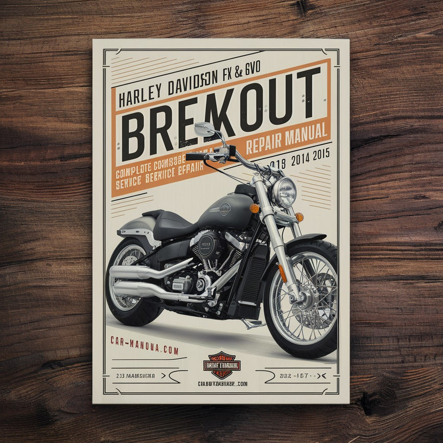 Harley Davidson Breakout FXSB &amp; CVO Breakout FXSBSE Manual completo de reparación de servicio de taller de motocicleta 2013 2014 2015 Descargar PDF