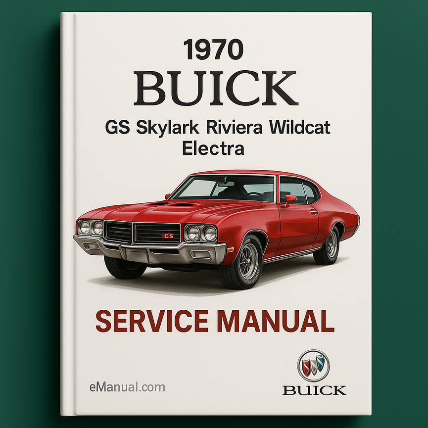 1970 buick Service Manual GS skylark riviera Wildcat electra