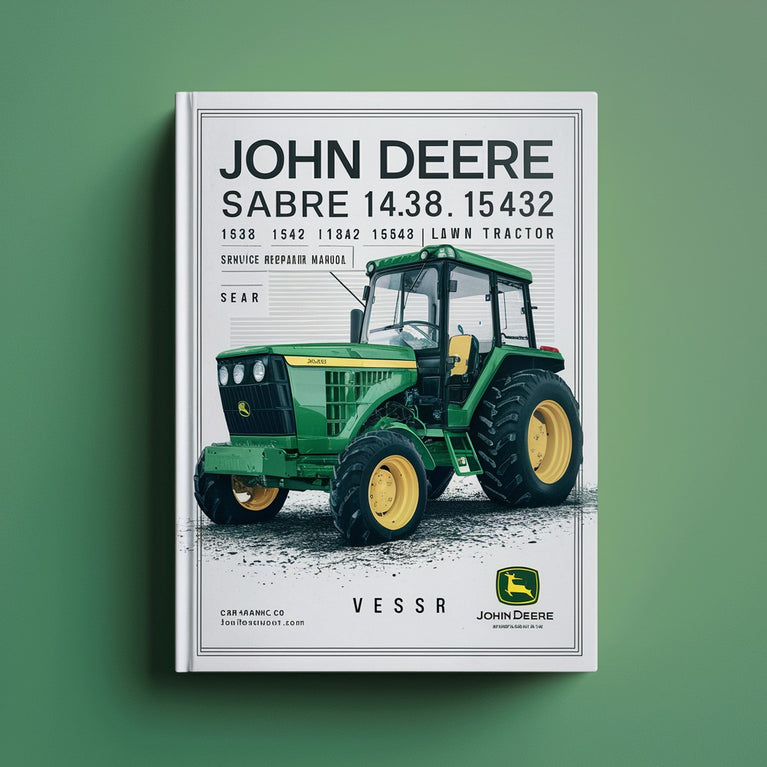 John Deere Sabre 1438 1542 15.538 15.542 1642 1646 Lawn Tractor TMGX10238 Service Repair Workshop Manual