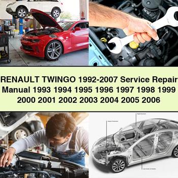 RENAULT TWINGO 1992-2007 Manual de reparación de servicio 1993 1994 1995 1996 1997 1998 1999 2000 2001 2002 2003 2004 2005 2006 Descargar PDF