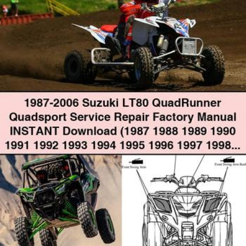 Suzuki LT80 QuadRunner ATV Service Manual