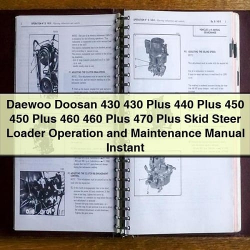 Daewoo Doosan 430 430 Plus 440 Plus 450 450 Plus 460 460 Plus 470 Plus Kompaktlader Betriebs- und Wartungshandbuch PDF herunterladen