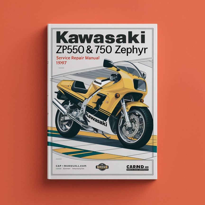 Kawasaki ZR550 & 750 Zephyr 1990-1997 Service Repair Manual