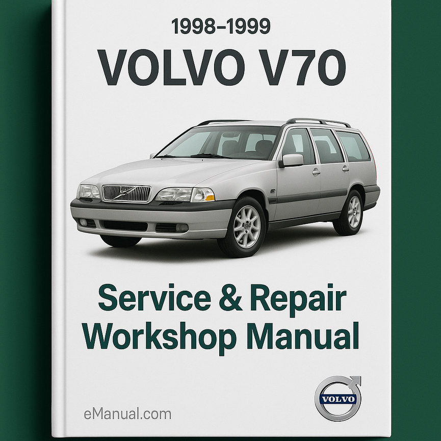 Volvo V70 1998-1999 Manual Taller Reparación Servicio Descargar PDF