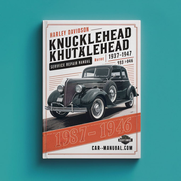 HARLEY DAVIDSON KNUCKLEHEAD FLATHHEAD 1937-1947 Manual de reparación de servicio 1938 1939 1940 1941 1942 1943 1944 1945 1946 Descargar PDF