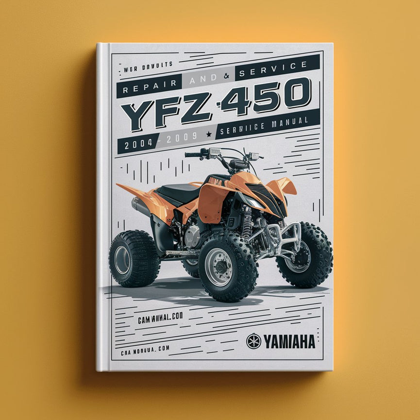 Yamaha YFZ450 Manual de reparación y servicio 2004-2009 YFZ 450 Descargar PDF