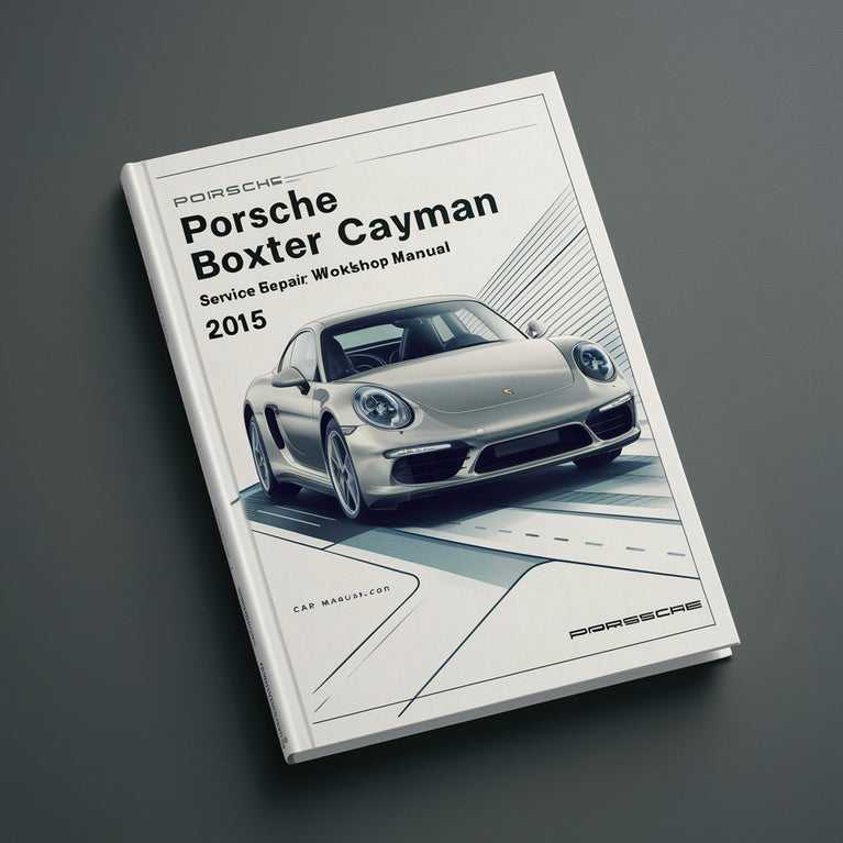 Porsche 981 Boxter Cayman 2012-2015 Manual Taller Reparación Servicio Descargar Pdf