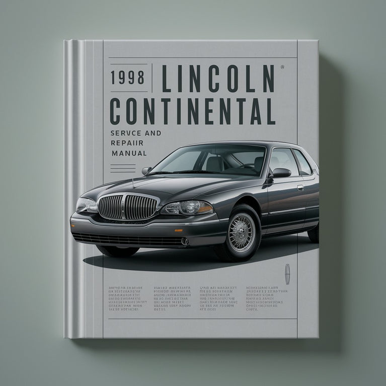 1998 Lincoln Continental Service And Repair Manual