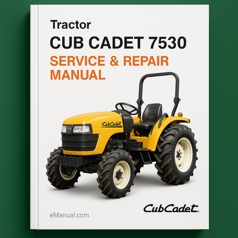 Cub Cadet 7530 Service Repair Manual