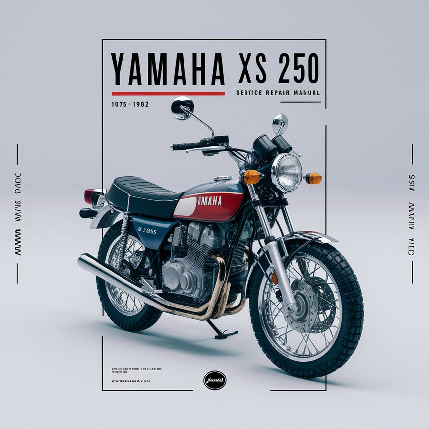 Yamaha XS 250 1975 1976 1977 1978 1979 1980 1981 1982 Service-Reparaturhandbuch PDF-Download