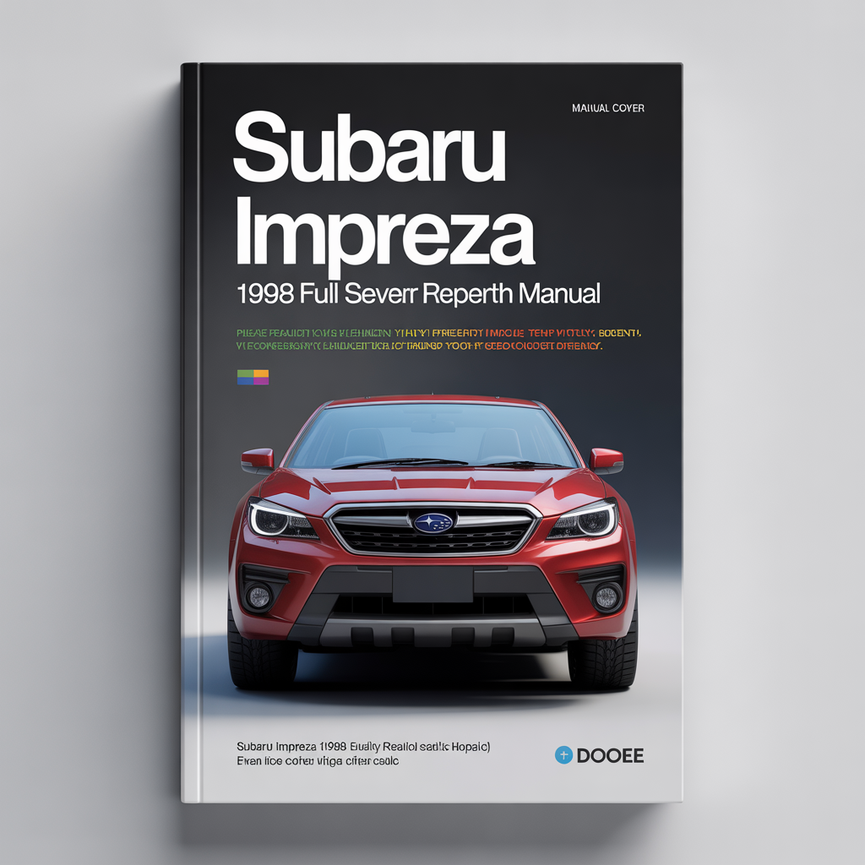 Subaru Impreza 1998 Full Service Repair Manual