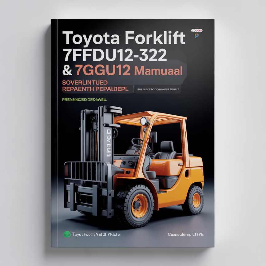 TOYOTA FORKLIFT 7FGU/7FDU15-32 & 7FGCU20-32 Service Repair Manual