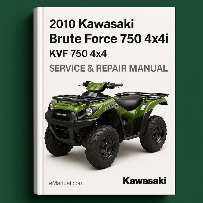 2010 Kawasaki Brute Force 750 4x4i KVF 750 4x4 Service Repair Manual