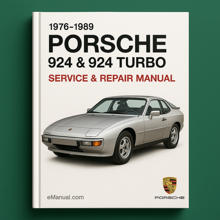 1976-1989 Porsche 924 &amp; 924 Turbo Servicehandbuch PDF