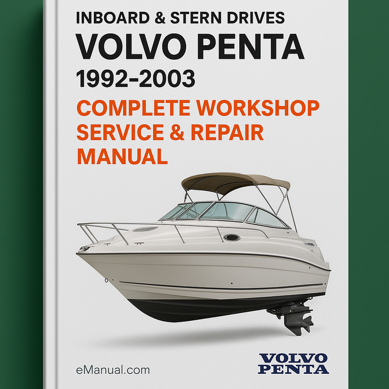 Volvo Penta Inboard & Stern Drives Complete Workshop Service Repair Manual 1992 1993 1994 1995 1996 1997 1998 1999 2000 2001 2002 2003