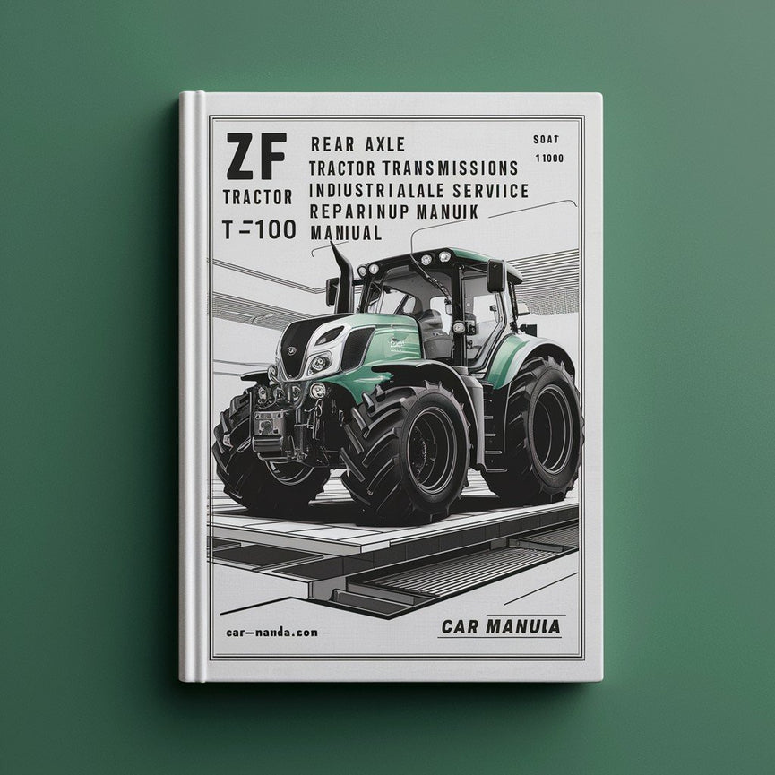 ZF Rear Axle Tractor Transmissions T-7100 Industrial Service Repair Workshop Manual