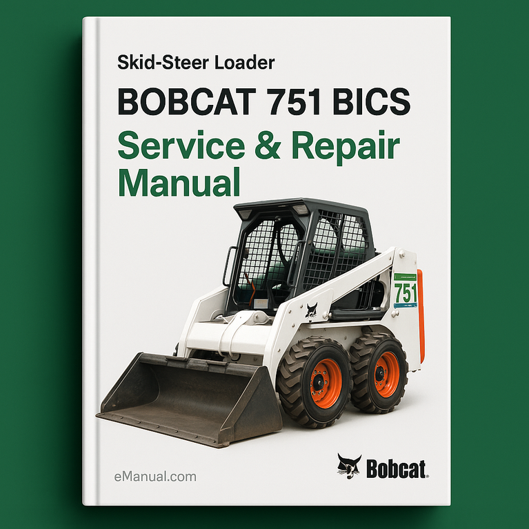 Bobcat 751 BICS Skid-Steer Loader Service Repair Manual