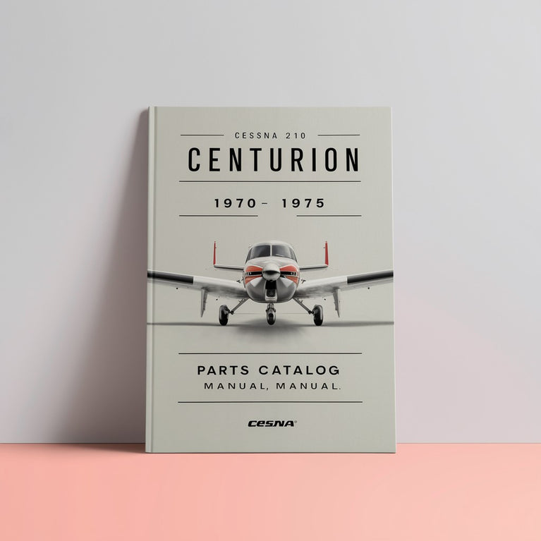 Cessna 210 Centurion 1970 1971 1972 1973 1974 1975 Parts Catalog Manual