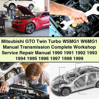 Mitsubishi GTO Twin Turbo W5MG1 W6MG1 Manual Transmission Complete Workshop Service Repair Manual 1990 1991 1992 1993 1994 1995 1996 1997 1998 1999