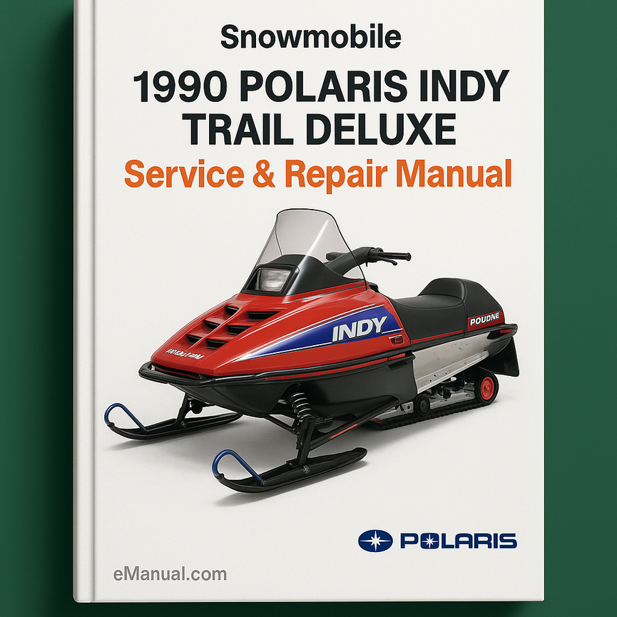 1990 POLARIS INDY TRAIL DELUXE Snowmobile Service Repair Manual