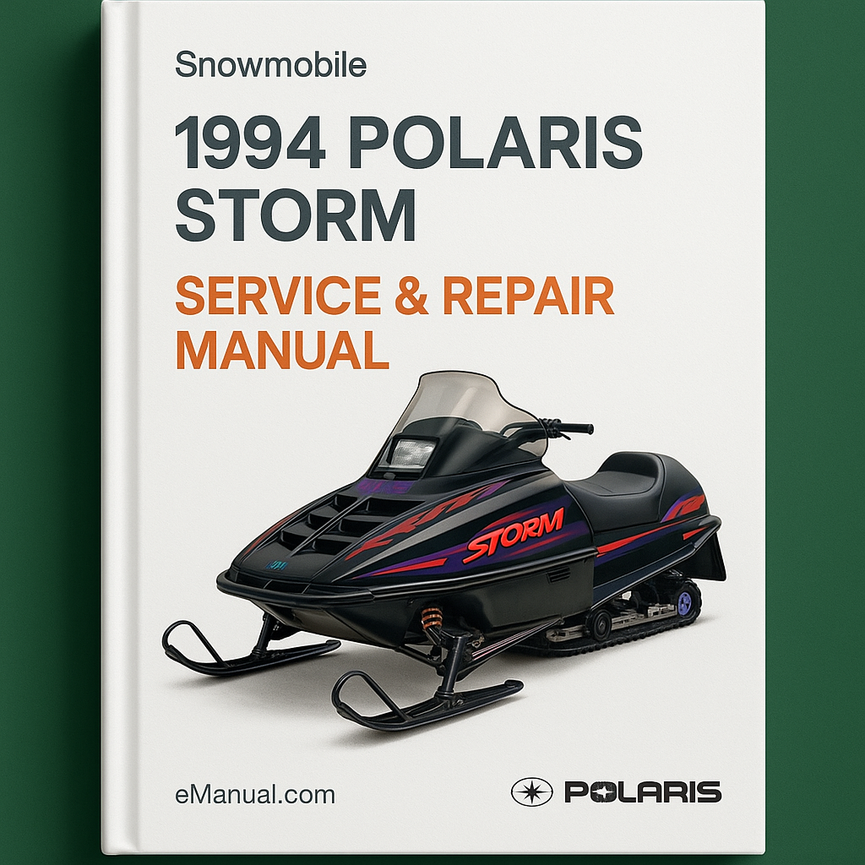 1994 POLARIS STORM Snowmobile Service Repair Manual