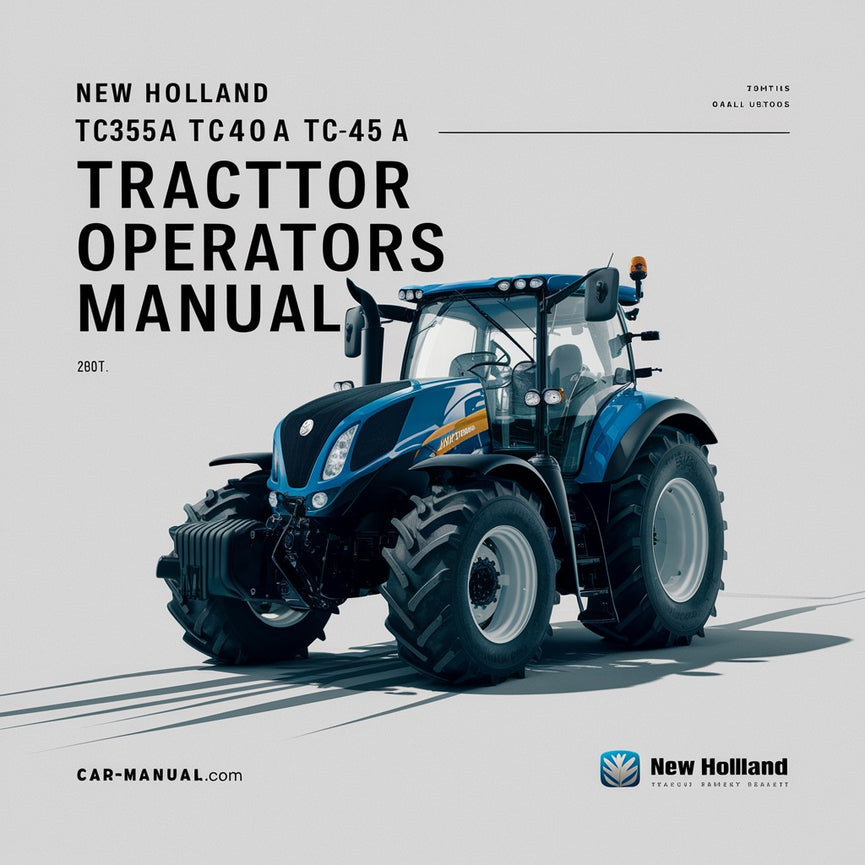 Manual del operador del tractor New Holland Tc35a Tc40a Tc45a Descargar PDF