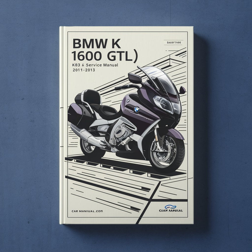 2011-2013 Bmw K 1600 GTL (K48) Motorcycle Service Repair Manual