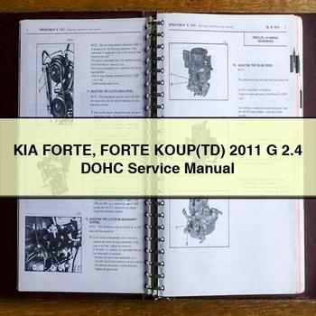 KIA FORTE FORTE KOUP(TD) 2011 G 2.4 DOHC Service Repair Manual