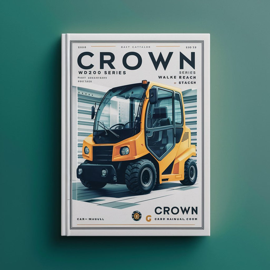 Crown WD2300 Series Walkie Reach Stacker Parts Catalog Manual Instant Download PDF