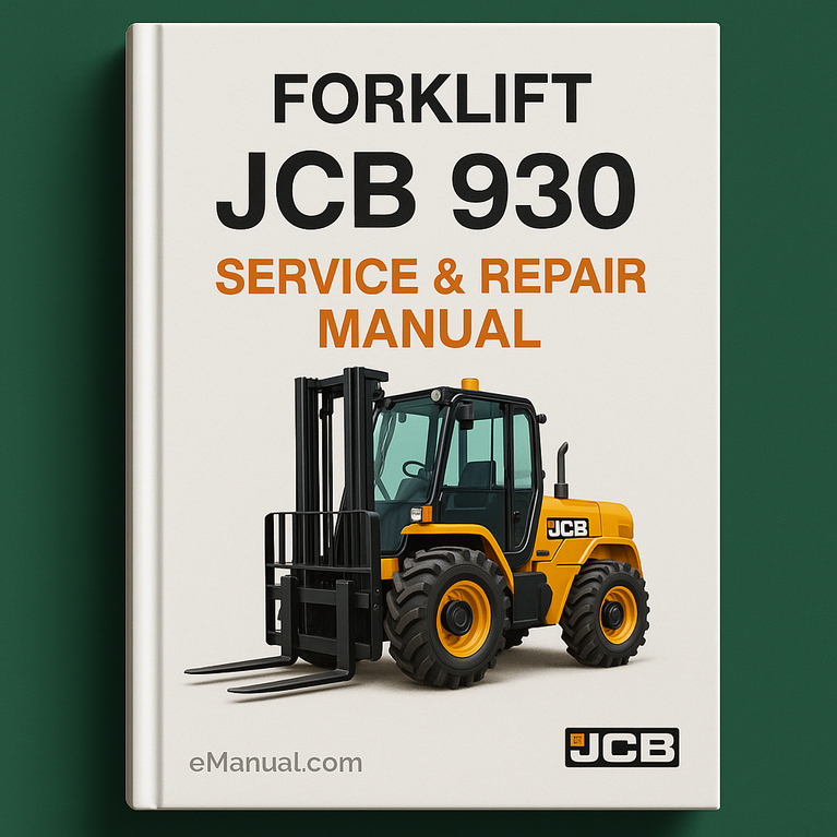 JCB 930 Forklift Service Repair Manual