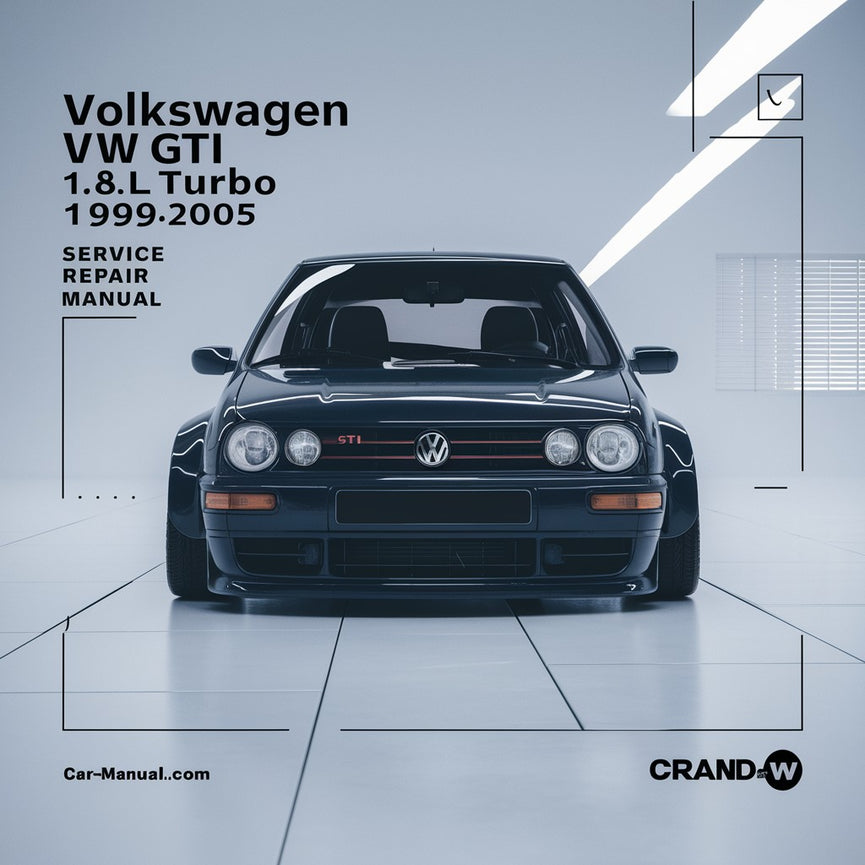 VW Volkswagen GTI 1.8L turbo 1999-2005 Manual de servicio Descargar PDF